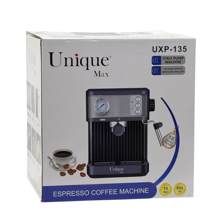 اسپرسوساز یونیک مکس UXP-135 فشار ۱۵بار توان ۱۸۰۰وات