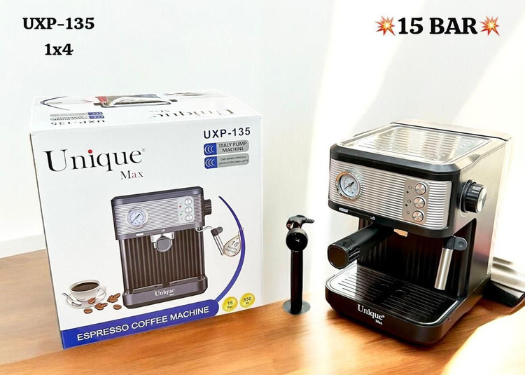 اسپرسوساز یونیک مکس UXP-135 فشار ۱۵بار توان ۱۸۰۰وات