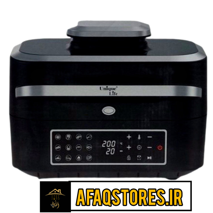 گریل و سرخ کن یونیک لایف UUQ-3368 درب از بالا شیک جدید