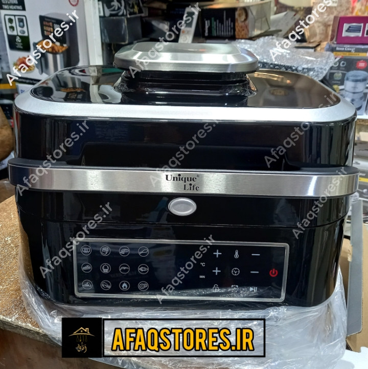 گریل و سرخ کن یونیک لایف UUQ-3368 درب از بالا شیک جدید