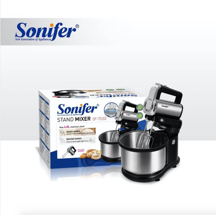 همزن سونیفر SF-7032 کاسه چرخشی ۴لیتری اصل