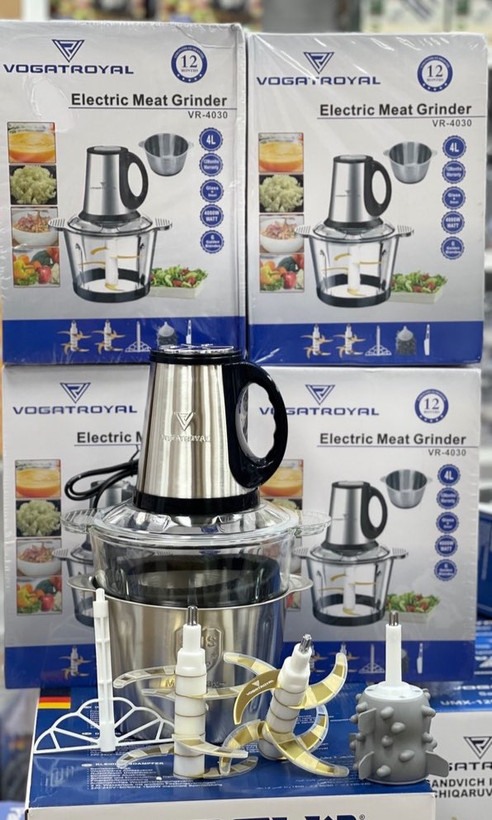 خردکن وگاترویال VOGATROYAL VR-4030 دوکاسه تیغ اضاف