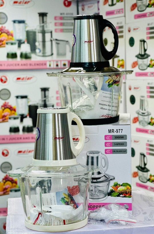 خردکن مایر maier MR-977 کاسه پیرکس ۳/۸ لیتر