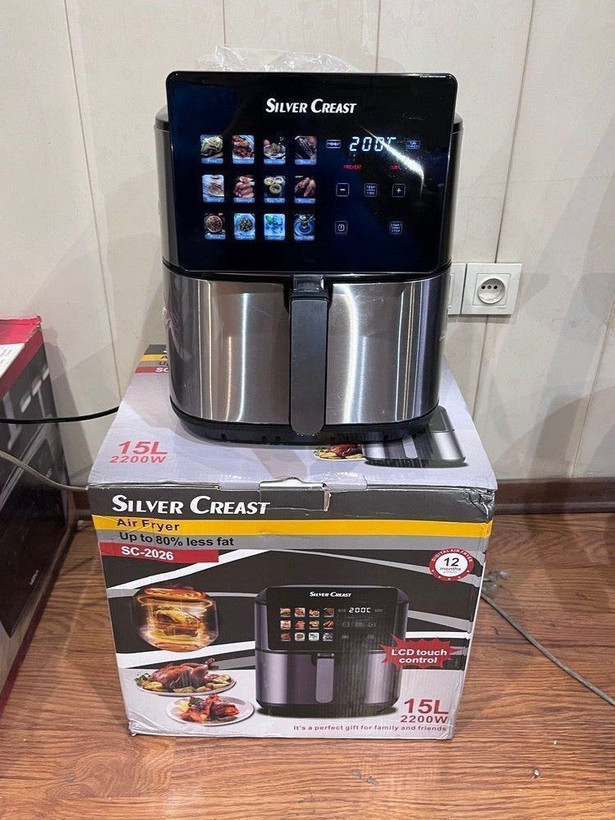 سرخ کن سیلور کرست SILVER CREAST SC-2026 ظرفیت۱۵ لیتر منو تبلتی جدید