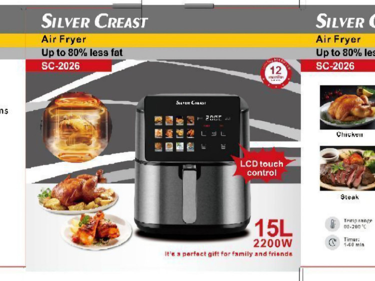 سرخ کن سیلور کرست SILVER CREAST SC-2026 ظرفیت۱۵ لیتر منو تبلتی جدید