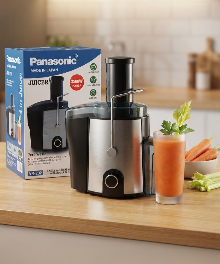 آبمیوه گیری پاناسونیک 3500 وات - فناوری Zero Waste و دهانه بزرگ