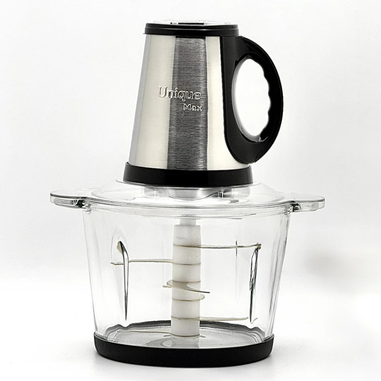خردکن دوکاسه یونیک مکس UM-8003 ظرفیت 4لیتر توان 3800 وات دارای تیغ یدک