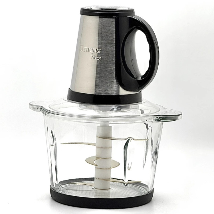 خردکن دوکاسه یونیک مکس UM-8003 ظرفیت 4لیتر توان 3800 وات دارای تیغ یدک