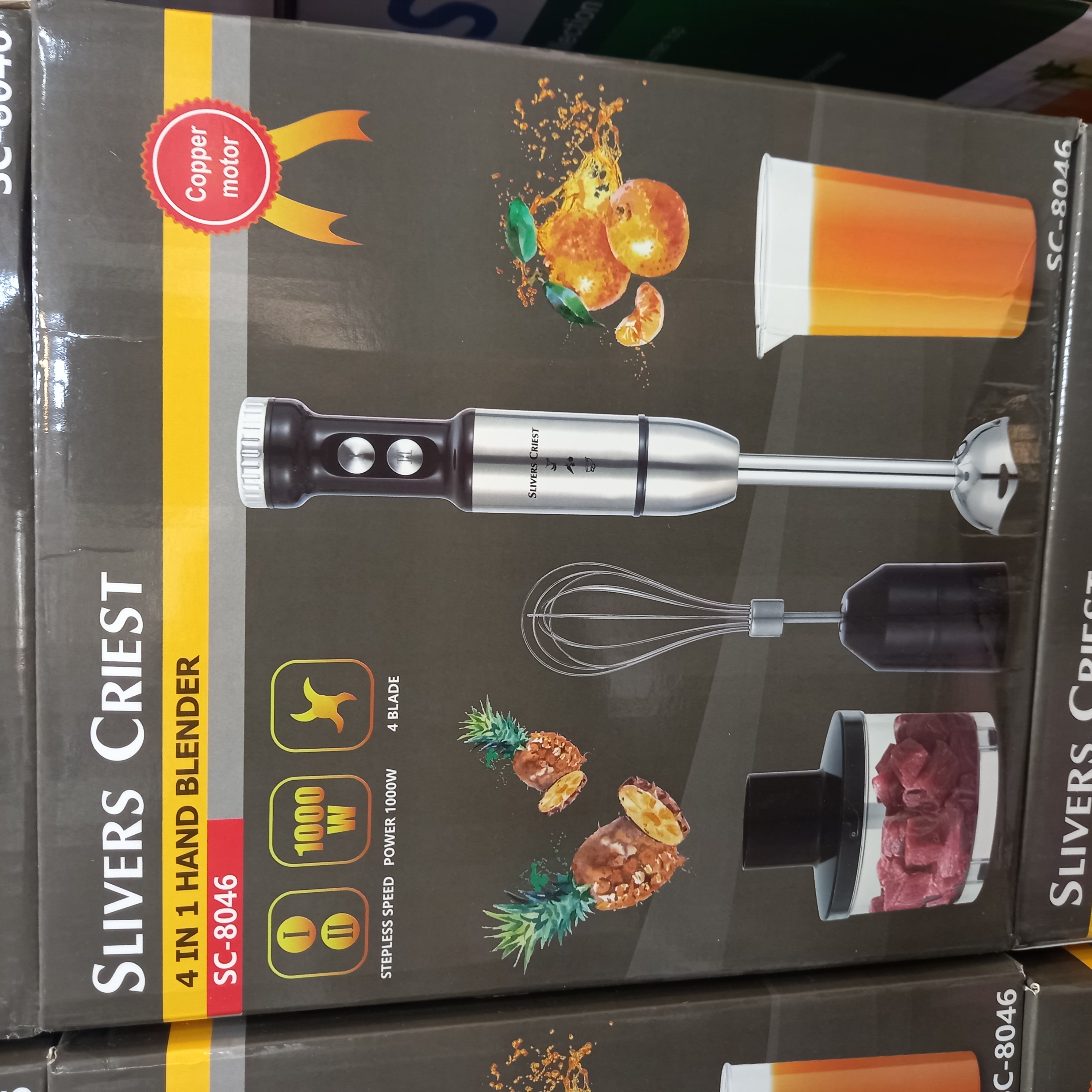 گوشت کوب برقی 4کاره سیلورکرست SLIVER CRIEST SC-8046