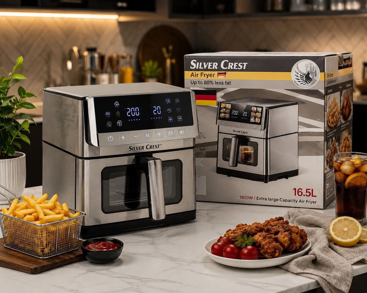 سرخکن بدون روغن SILVER CREST 16.5L new
